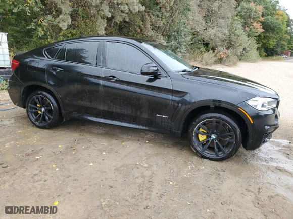 2015 BMW X6 xDrive50i with VIN 5UXKU6C57F0F94247, listed as a Copart auction lot 72360664 with 91,281 mi miles and Clean Title. Bid and sale history available at carsss.com. Image 4.