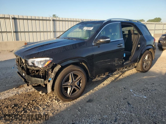 2022 Mercedes-Benz GLE 350 with VIN 4JGFB4KB0NA709549, listed as a Copart auction lot 57390995 with 24,344 mi miles and Salvage title. Bid and sale history available at DreamBid. Image 1.