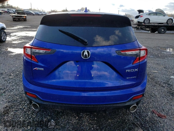 2022 Acura RDX w/A-Spec Package with VIN 5J8TC2H65NL015304, listed as a Copart auction lot 42977145 with Not Provided miles and Salvage Title. Bid and sale history available at carsss.com. Image 6.