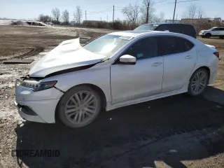 2015 Acura TLX Advance z VIN 19UUB3F77FA800770, wystawiony jako Copart lot #50087005 z przebiegiem 161 783 mil mil oraz Szkoda całkowita • Salvage title. Historia ofert i sprzedaży dostępna na DreamBid. Obrazek 1.