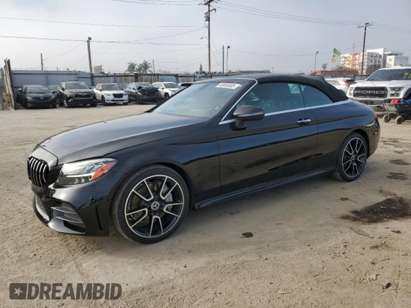 2020 Mercedes-Benz C 300 with VIN W1KWK8DB9LG015242, listed as a Copart auction lot 46953505 with 32,862 mi miles and Salvage Title. Bid and sale history available at DreamBid. Image 1.
