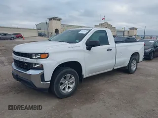 2020 Chevrolet Silverado 1500 Work Truck with VIN 3GCNWAEF8LG438482, listed as a IAAI auction lot 40275632 with 32,992 mi miles. Bid and sale history available at carsss.com. Image 2.