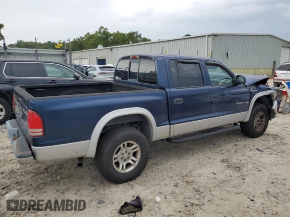 2002 Dodge Dakota SLT with VIN 1B7HG48N42S711374, listed as a Copart auction lot 68991894 with 0 mi miles and Clean Title. Bid and sale history available at carsss.com. Image 3.