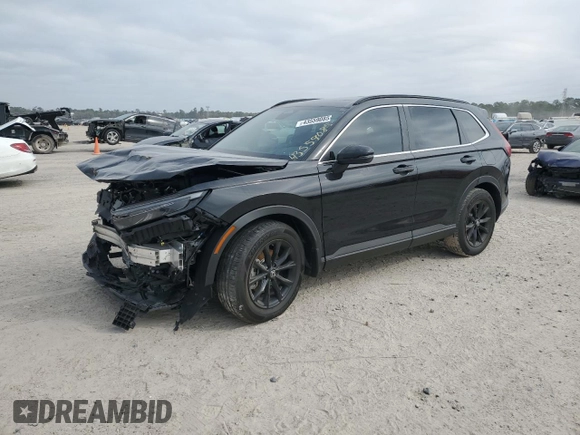2024 Honda CR-V Sport with VIN 7FARS5H57RE008601, listed as a Copart auction lot 43559085 with 17,687 mi miles and Salvage Title. Bid and sale history available at DreamBid. Image 1.