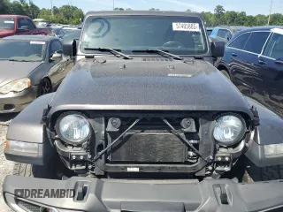 2018 Jeep Wrangler Unlimited Sahara z VIN 1C4HJXENXJW325069, wystawiony jako Copart lot #57405885 z przebiegiem 74 052 mil mil oraz Czysty tytuł • Clean title. Historia ofert i sprzedaży dostępna na DreamBid. Obrazek 5.