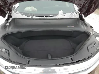 2023 Lucid Air Pure with VIN 50EA1PFA7PA009093, listed as a Copart auction lot 45030945 with 40,349 mi miles and Salvage Title. Bid and sale history available at carsss.com. Image 11.