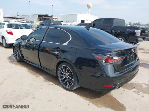 2017 Lexus GS F with VIN JTHBP1BL0HA002143, listed as a IAAI auction lot 41545070 with 1 mi miles. Bid and sale history available at carsss.com. Image 3.