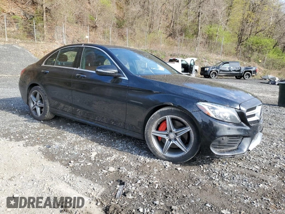 2016 Mercedes-Benz C 300 Luxury with VIN 55SWF4KB6GU098766, listed as a Copart auction lot 53771365 with 133,863 mi miles and Salvage Title. Bid and sale history available at DreamBid. Image 4.