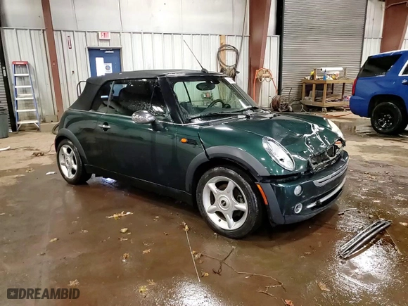 2006 MINI Cooper Convertible with VIN WMWRF33596TF64235, listed as a Copart auction lot 43614735 with 138,541 mi miles and Clean Title. Bid and sale history available at carsss.com. Image 10.