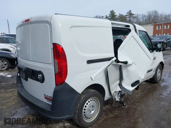 2020 Ram ProMaster City Cargo Van Tradesman with VIN ZFBHRFAB0L6R67529, listed as a IAAI auction lot 41516078 with 114,506 mi miles. Bid and sale history available at carsss.com. Image 4.
