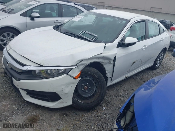 2017 Honda Civic Sedan LX with VIN 2HGFC2F55HH553400, listed as a IAAI auction lot 41906445 with 12,156 mi miles. Bid and sale history available at carsss.com. Image 23.