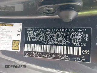 2015 Scion tC z VIN JTKJF5C75F3089895, wystawiony jako IAAI lot #42226465 z przebiegiem 106 694 mil mil oraz . Historia ofert i sprzedaży dostępna na DreamBid. Obrazek 9.
