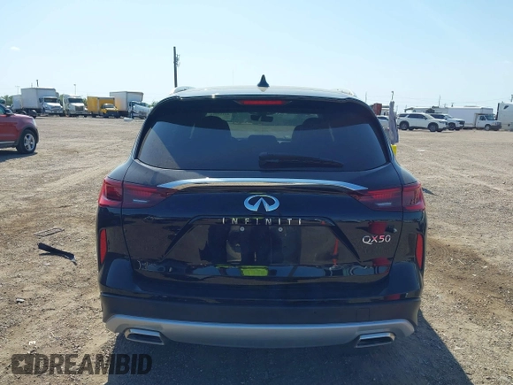 2024 Infiniti QX50 Luxe с VIN 3PCAJ5BA8RF106523, выставлен на аукционе IAAI как лот 41997390 с пробегом 2 386 миль миль и . История ставок и продаж доступна на DreamBid. Изображение 13.