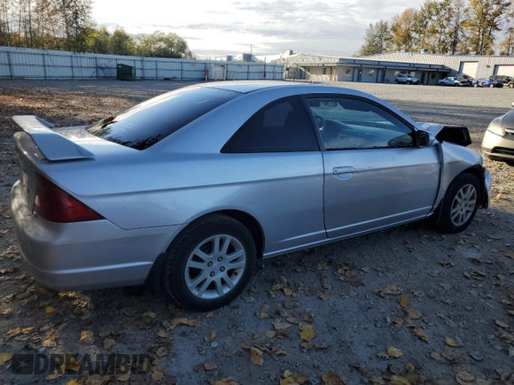 2001 Honda Civic EX with VIN 1HGEM22931L806689, listed as a Copart auction lot 72966564 with 187,140 mi miles and Salvage Title. Bid and sale history available at carsss.com. Image 3.