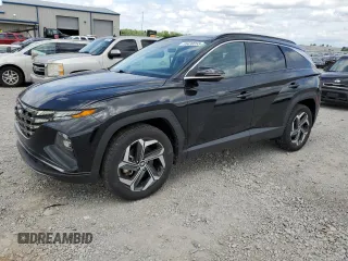 2022 Hyundai Tucson Limited with VIN 5NMJECAE0NH156175, listed as a Copart auction lot 55430255 with 25,820 mi miles and Salvage title. Bid and sale history available at DreamBid. Image 1.