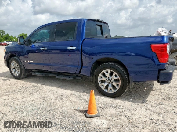 2021 Nissan Titan SV with VIN 1N6AA1EF0MN512559, listed as a Copart auction lot 61561305 with 31,344 mi miles and Salvage title. Bid and sale history available at DreamBid. Image 2.