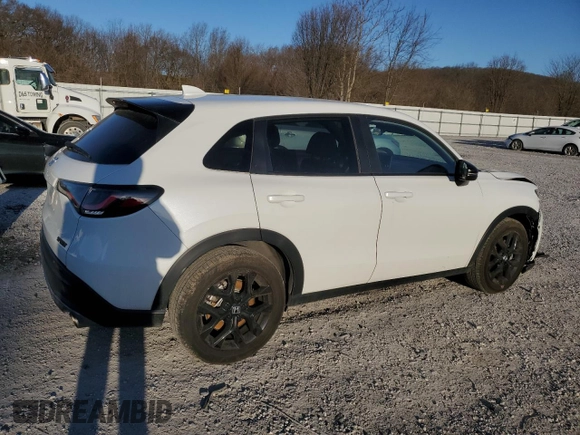 2024 Honda HR-V Sport with VIN 3CZRZ2H52RM742025, listed as a Copart auction lot 48358695 with 15,862 mi miles and Salvage Title. Bid and sale history available at carsss.com. Image 3.