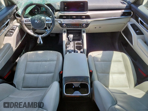 2021 Kia Telluride EX with VIN 5XYP34HCXMG188876, listed as a Copart auction lot 58031525 with 74,182 mi miles and Salvage title. Bid and sale history available at DreamBid. Image 8.