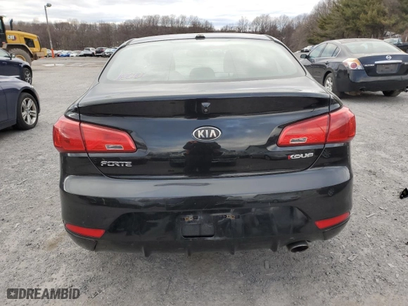 2014 Kia Forte Koup EX with VIN KNAFX6A88E5238781, listed as a Copart auction lot 48052595 with NaN miles and Salvage Title. Bid and sale history available at carsss.com. Image 6.