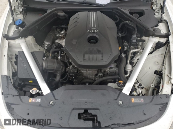2020 Kia Stinger GT-Line with VIN KNAE15LA7L6084725, listed as a Copart auction lot 86960634 with 92,929 mi miles and Salvage Title. Bid and sale history available at carsss.com. Image 11.