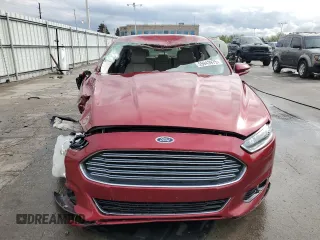 2015 Ford Fusion Titanium Hybrid with VIN 3FA6P0RUXFR247357, listed as a Copart auction lot 55943975 with 112,278 mi miles and Salvage title. Bid and sale history available at DreamBid. Image 5.