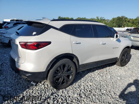 2020 Chevrolet Blazer RS with VIN 3GNKBERS6LS685887, listed as a Copart auction lot 55121675 with 47,743 mi miles and Salvage title. Bid and sale history available at DreamBid. Image 3.