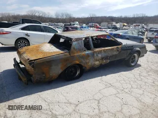 1987 Buick Regal with VIN 1G4GJ117XHP452212, listed as a Copart auction lot 45395424 with Not Provided miles and Non Repairable. Bid and sale history available at DreamBid. Image 3.