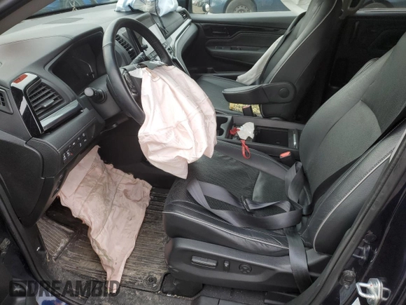 2022 Honda Odyssey Touring with VIN 5FNRL6H82NB502819, listed as a Copart auction lot 50326855 with 75,742 mi miles and Salvage title. Bid and sale history available at DreamBid. Image 7.
