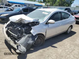 2019 Nissan Versa SV with VIN 3N1CN7AP4KL822635, listed as a Copart auction lot 57685135 with 114,164 mi miles and Salvage title. Bid and sale history available at DreamBid. Image 1.