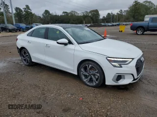 2022 Audi A3 Premium Plus with VIN WAUBUDGY0NA098249, listed as a Copart auction lot 88032825 with 44,166 mi miles and Salvage Title. Bid and sale history available at carsss.com. Image 4.