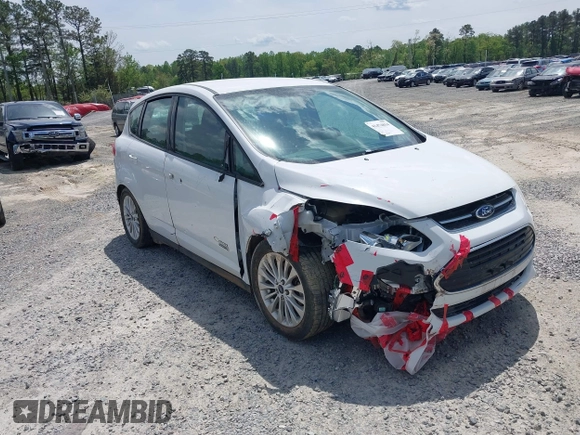 2017 Ford C-Max Energi SE with VIN 1FADP5EU8HL100904, listed as a IAAI auction lot 41474814 with 60,780 mi miles. Bid and sale history available at carsss.com. Image 6.
