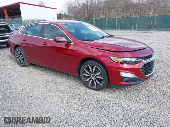 2020 Chevrolet Malibu RS with VIN 1G1ZG5ST4LF085250, listed as a IAAI auction lot 42018772 with 13,736 mi miles and . Bid and sale history available at DreamBid. Image 1.