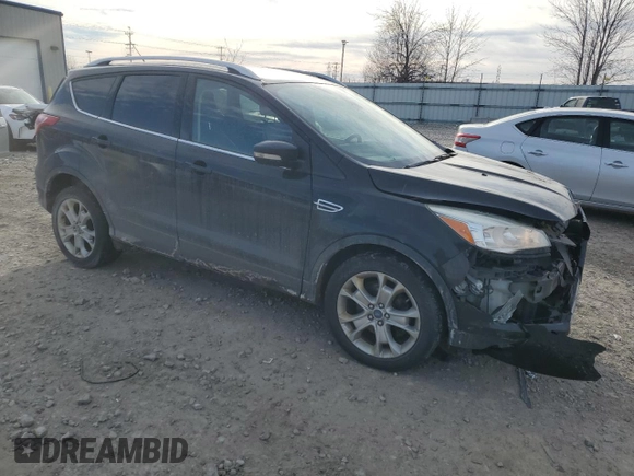 2015 Ford Escape Titanium with VIN 1FMCU9JX2FUA23083, listed as a Copart auction lot 42923325 with 101,960 mi miles and Clean Title. Bid and sale history available at carsss.com. Image 4.
