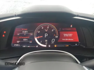2021 Chevrolet Corvette 1LT with VIN 1G1YA2D42M5107951, listed as a Copart auction lot 86632094 with 27,590 mi miles and Salvage Title. Bid and sale history available at carsss.com. Image 9.