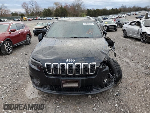 2019 Jeep Cherokee Latitude Plus with VIN 1C4PJMLBXKD214974, listed as a Copart auction lot 49877595 with 120,979 mi miles and Salvage title. Bid and sale history available at DreamBid. Image 5.