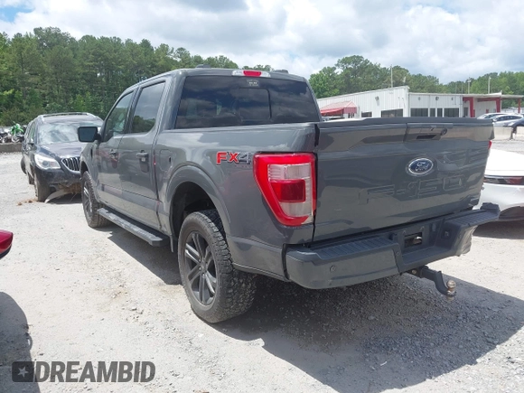 2021 Ford F-150 XL with VIN 1FTFW1E8XMFC04210, listed as a IAAI auction lot 42493373 with 99,181 mi miles and . Bid and sale history available at DreamBid. Image 3.