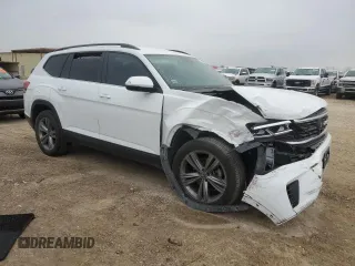 2021 Volkswagen Atlas S with VIN 1V2AP2CA9MC502220, listed as a Copart auction lot 45346035 with 65,428 mi miles and Clean title. Bid and sale history available at DreamBid. Image 4.