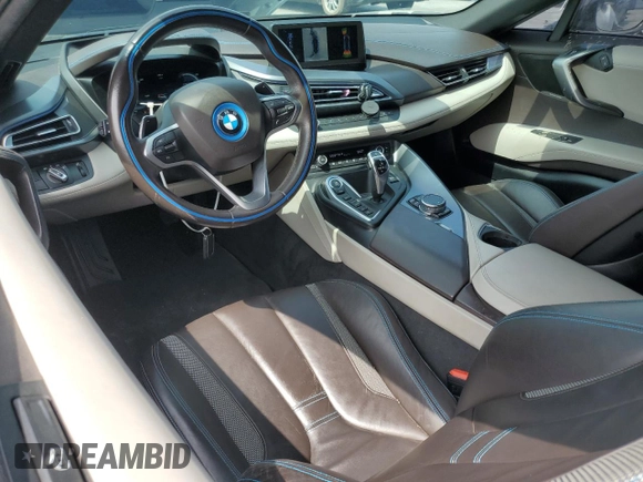 2016 BMW i8 with VIN WBY2Z2C57GV675308, listed as a Copart auction lot 53397245 with 56,452 mi miles and Clean Title. Bid and sale history available at carsss.com. Image 8.