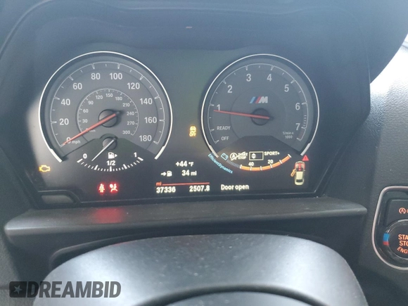 2017 BMW M2 with VIN WBS1H9C39HV888522, listed as a Copart auction lot 81133603 with 37,336 mi miles. Bid and sale history available at carsss.com. Image 9.
