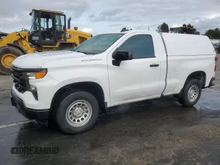 2023 Chevrolet Silverado 1500 Work Truck with VIN 3GCNAAEK6PG353481, listed as a Copart auction lot 49649735 with 102,903 mi miles and Clean Title. Bid and sale history available at carsss.com. Image 1.