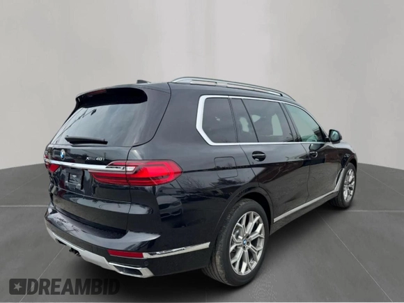 2020 BMW X7 xDrive40i z VIN 5UXCW2C07L9B87158, wystawiony jako Copart lot #59568955 z przebiegiem 92 965 mil mil oraz Czysty tytuł • Clean title. Historia ofert i sprzedaży dostępna na DreamBid. Obrazek 4.