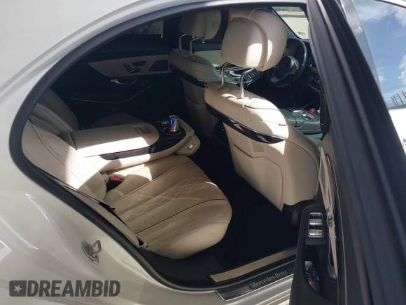 2018 Mercedes-Benz S 560 with VIN WDDUG8GB3JA380620, listed as a IAAI auction lot 41722426 with 94,007 mi miles and . Bid and sale history available at carsss.com. Image 8.