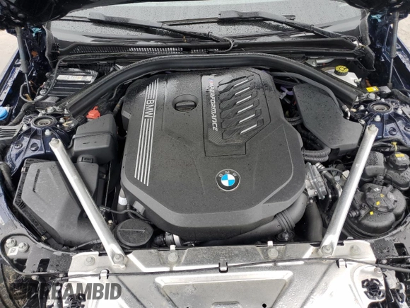 2022 BMW 4 Series M440i xDrive with VIN WBA13AW04NFM50227, listed as a Copart auction lot 55770745 with 36,788 mi miles and Salvage title. Bid and sale history available at DreamBid. Image 11.
