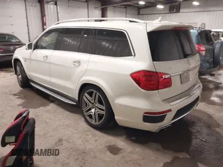2015 Mercedes-Benz GL-Class GL 63 AMG with VIN 4JGDF7EE8FA448000, listed as a IAAI auction lot 41299617 with 124,456 mi miles. Bid and sale history available at carsss.com. Image 3.