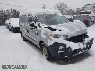 2018 Ram ProMaster City Cargo Van Tradesman with VIN ZFBERFAB0J6H35614, listed as a IAAI auction lot 38518076 with 211,849 mi miles. Bid and sale history available at carsss.com. Image 1.
