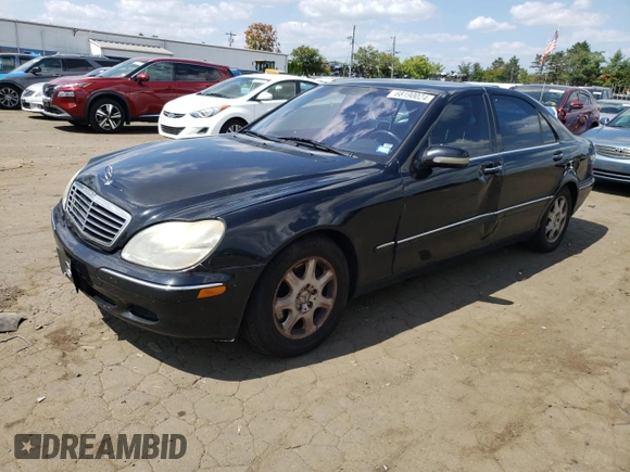 2000 Mercedes-Benz S 320/430/500 z VIN WDBNG70J8YA111998, wystawiony jako Copart lot #68190024 z przebiegiem 141 580 mil mil oraz Czysty tytuł • Clean title. Historia ofert i sprzedaży dostępna na DreamBid. Obrazek 1.