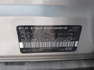 2022 Mitsubishi Outlander ES z VIN JA4J3TA8XNZ015216, wystawiony jako IAAI lot #41912607 z przebiegiem 93 728 mil mil oraz . Historia ofert i sprzedaży dostępna na DreamBid. Obrazek 9.