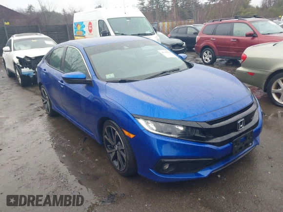 2019 Honda Civic Sport with VIN 2HGFC2F80KH602942, listed as a IAAI auction lot 41785234 with 82,661 mi miles and . Bid and sale history available at DreamBid. Image 13.