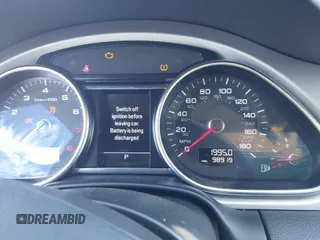2014 Audi Q7 Premium Plus with VIN WA1LGAFE5ED014701, listed as a IAAI auction lot 42107552 with 98,919 mi miles and . Bid and sale history available at DreamBid. Image 7.