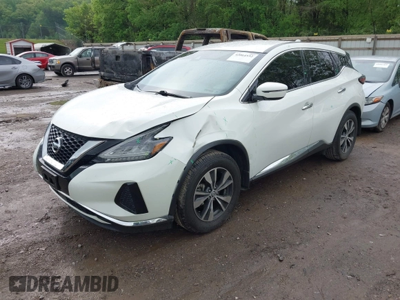 2020 Nissan Murano S with VIN 5N1AZ2AS9LN155848, listed as a IAAI auction lot 42064532 with 60,594 mi miles and . Bid and sale history available at carsss.com. Image 6.